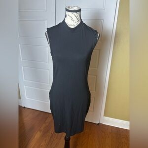 Reformation Jemma Low Slung‎ Knit Mini Dress Black